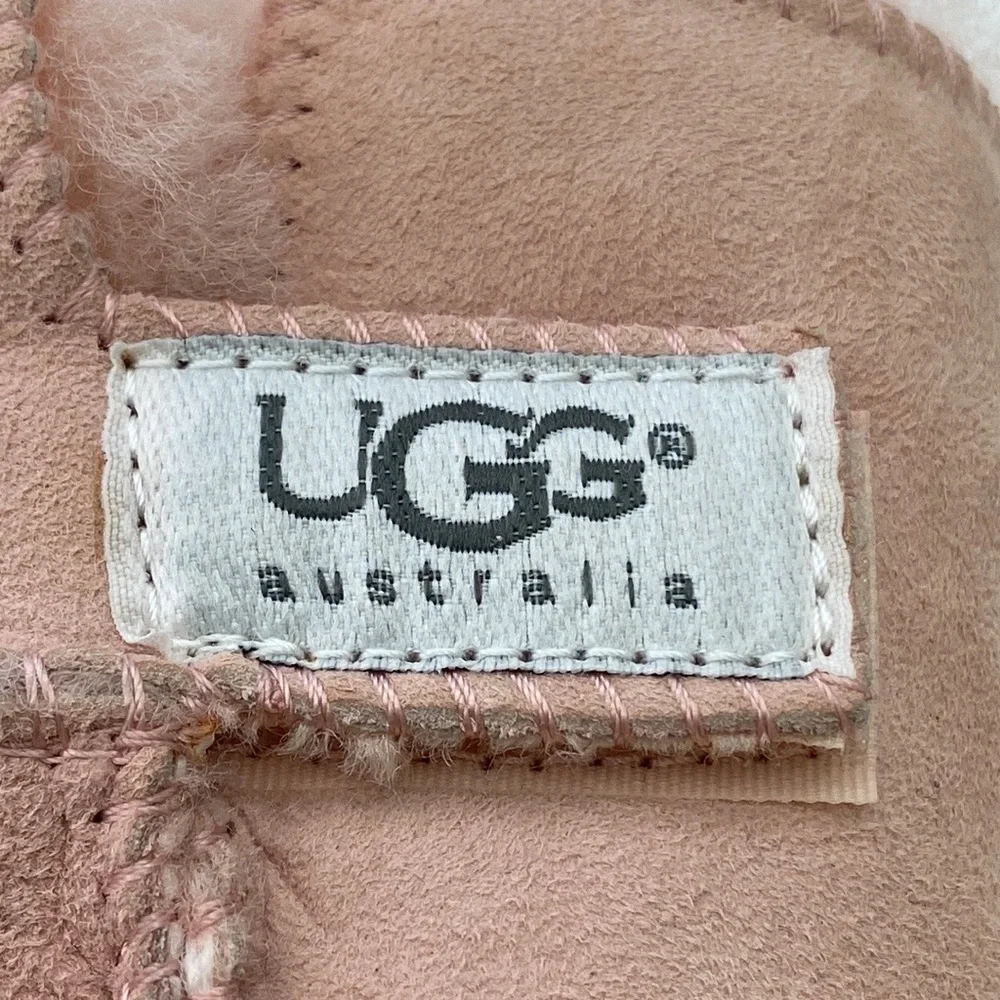 UGG Toddler Baby Erin Powder Pink Sheepskin/Suede Slippers